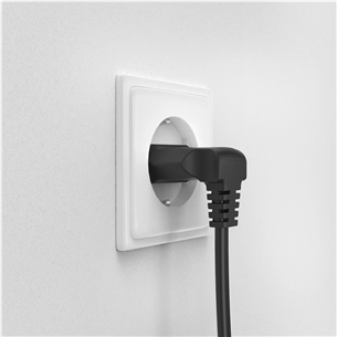 Hama Power Cord, 2-pin 90°, 3 м, черный - Кабель питания