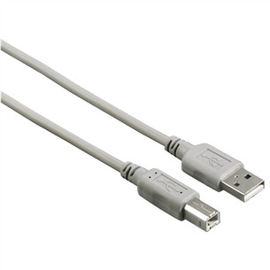 Hama USB 2.0 Cable, USB-A - USB-B, 1.5 m, gray - Cable 00200900