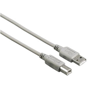 Hama USB 2.0 Cable, USB-A - USB-B, 1,5 м, серый - Кабель 00200900