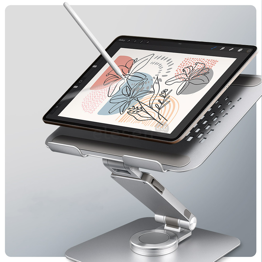 Axagon STND-LR, 10''-16", 360°, алюминий - Подставка для ноутбука