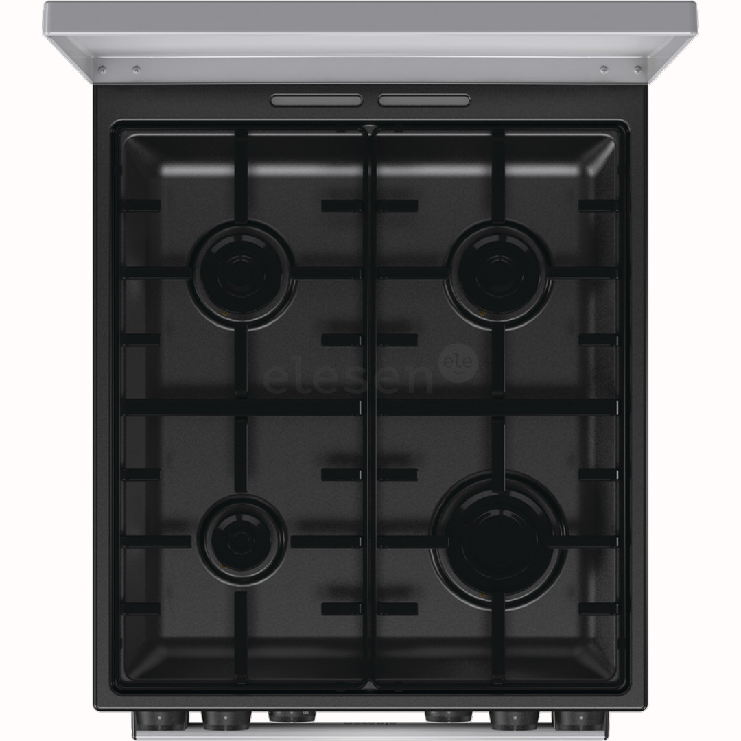 Gorenje, 70 L, width 50 cm, grey - Gas cooker with electric oven