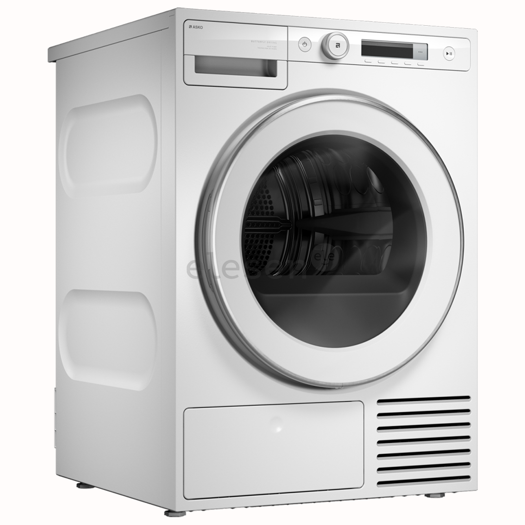 Asko, 8 kg, depth 60.3 cm - Clothes dryer