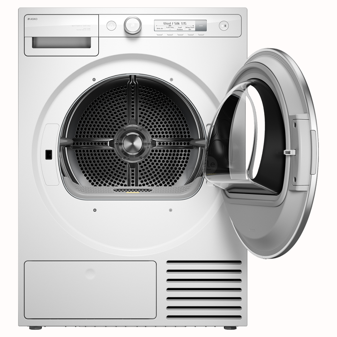 Asko, 8 kg, depth 60.3 cm - Clothes dryer