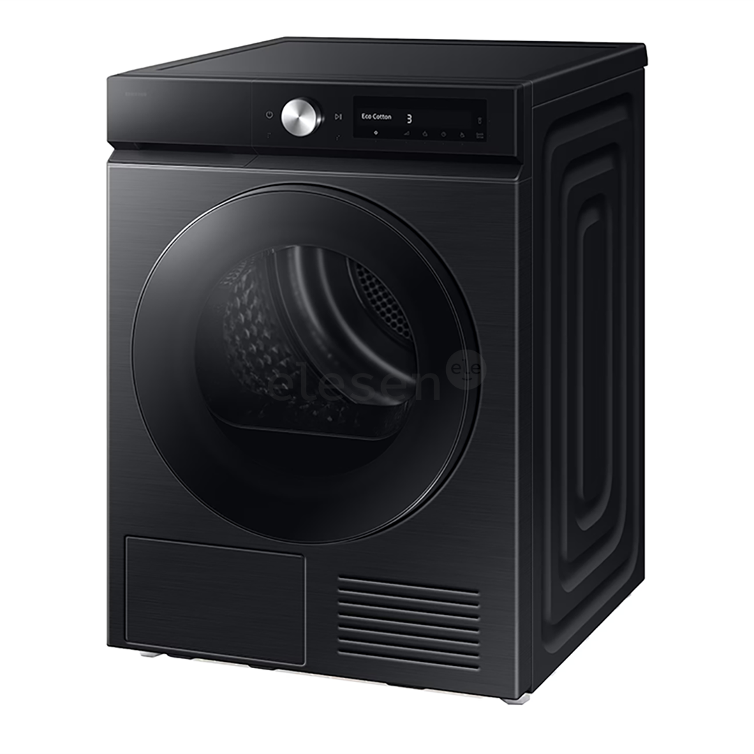 Samsung BeSpoke AI, 9 kg, gylis 60 cm, juoda - Džiovyklė