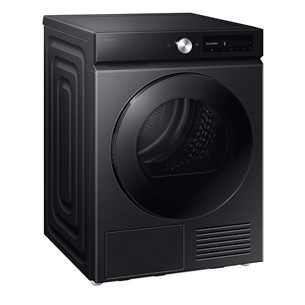 Samsung BeSpoke AI, 9 kg, depth 60 cm, black - Clothes Dryer