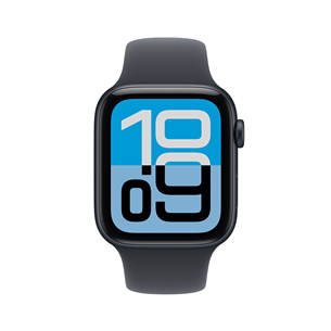 Apple Watch SE 3, 44 mm, GPS + Cellular, sport band, M/L, midnight aluminium / midnight - Smart watch