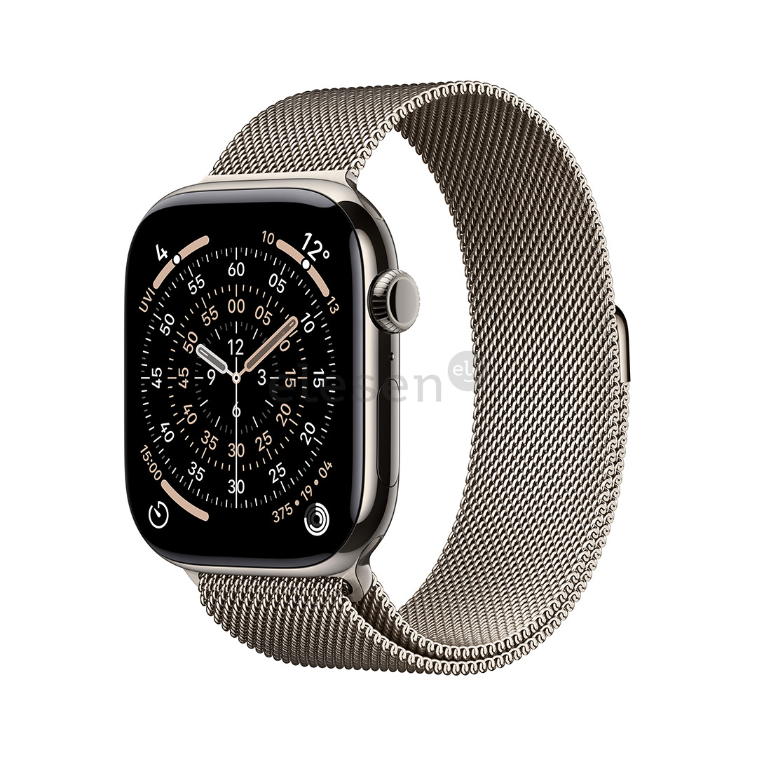 Apple Watch 11, 42 мм, GPS + Cellular, Milanese loop, титановый - Смарт-часы