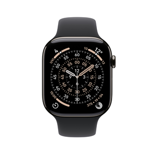 Apple Watch 11, 46 mm, GPS + Cellular, M/L, slate titanium - Smartwatch