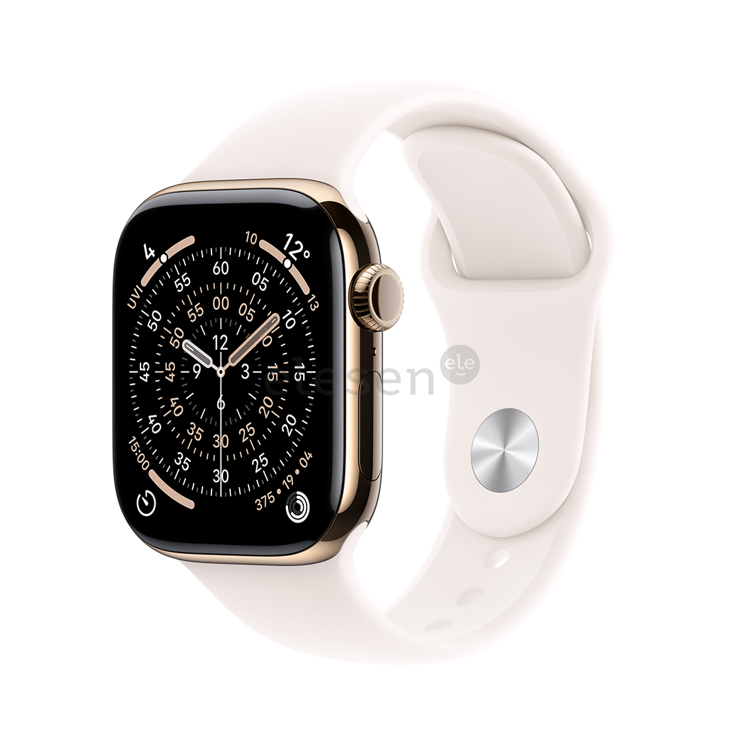 Apple Watch 11, 46 mm, GPS + Cellular, S/M, gold titanium - Smartwatch