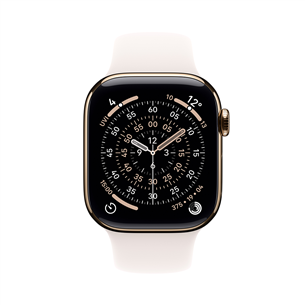 Apple Watch 11, 46 mm, GPS + Cellular, S/M, gold titanium - Smartwatch