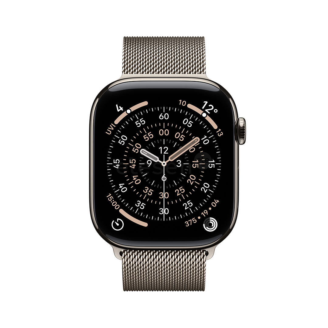 Apple Watch 11, 46 mm, GPS + Cellular, Milanese loop, S/M, titanium - Smartwatch
