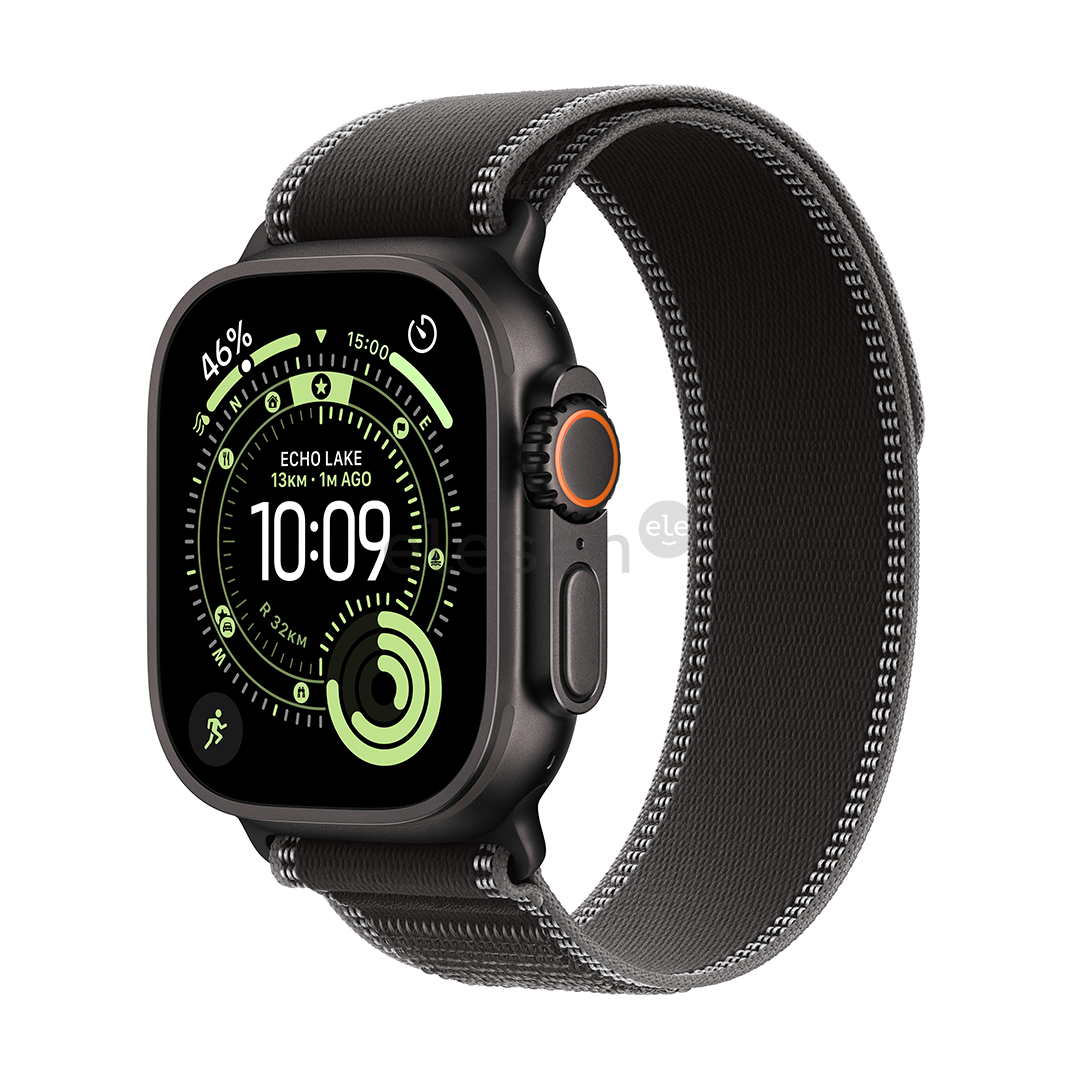 Apple Watch Ultra 3, 49 mm, Trail Loop, M/L, black titanium / charcoal - Smartwatch
