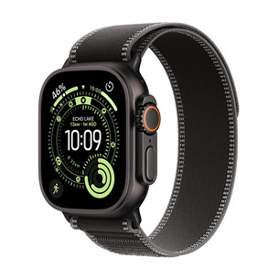 Apple Watch Ultra 3, 49 mm, Trail Loop, S/M, juodo titano/juodas - Išmanusis laikrodis MF1D4ET/A