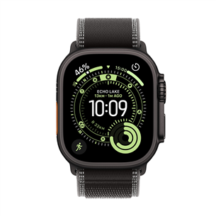 Apple Watch Ultra 3, 49 mm, Trail Loop, S/M, black titanium / charcoal - Smartwatch