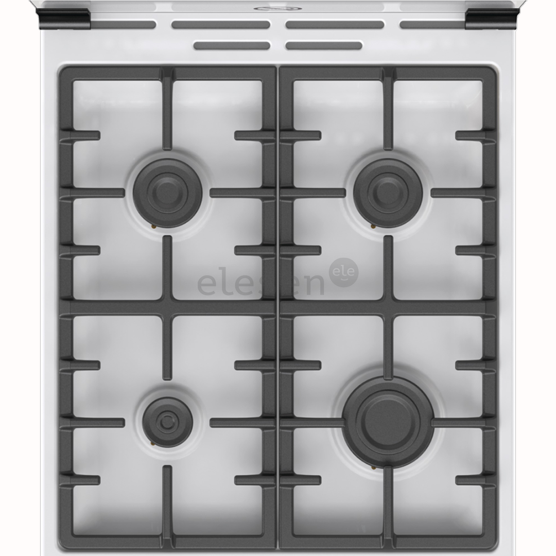 Gorenje, 70 л, ширина 50 см, белый - Газовая плита с электрической духовкой