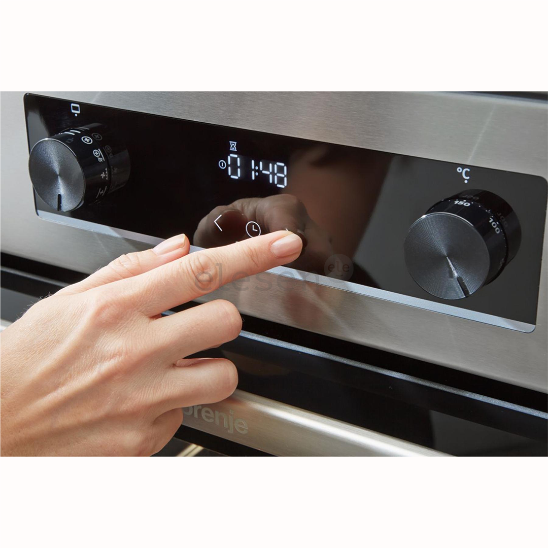 Gorenje, 70 л, ширина 50 см, белый - Газовая плита с электрической духовкой