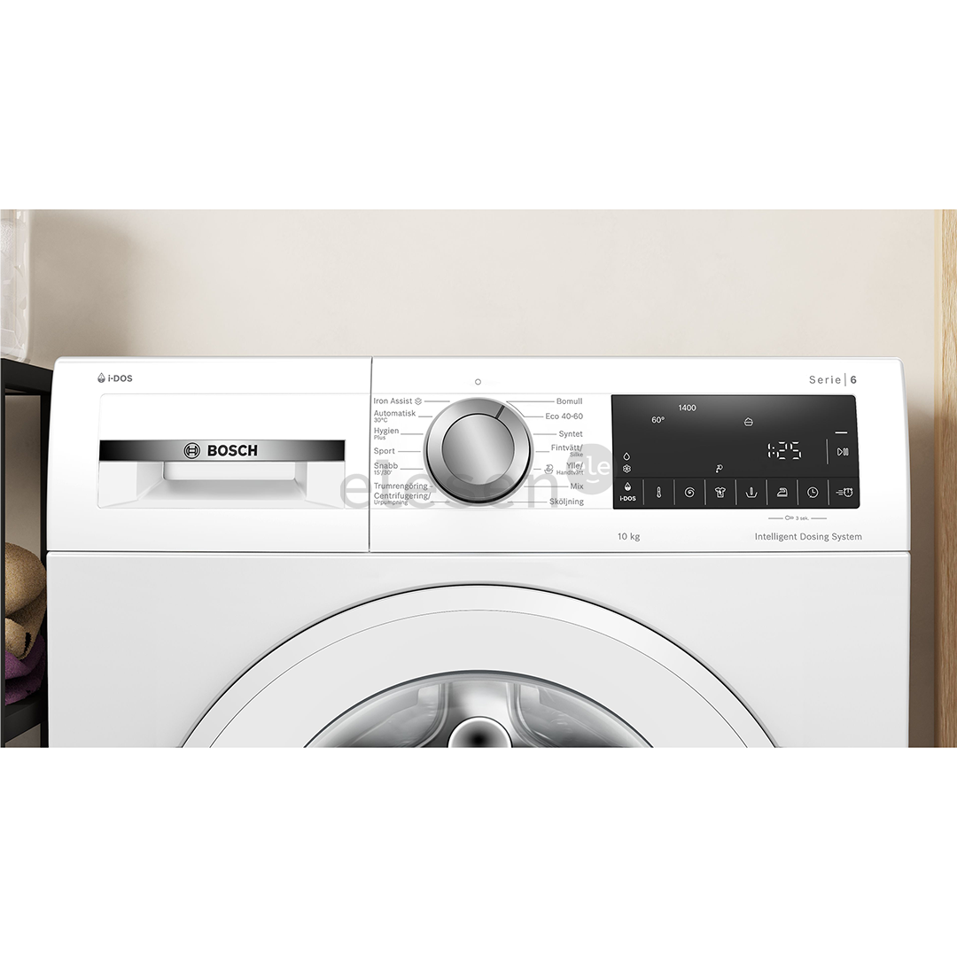 Bosch Series 6, 10 kg, gylis 58,8 cm, 1400 aps./min. - Skalbimo mašina