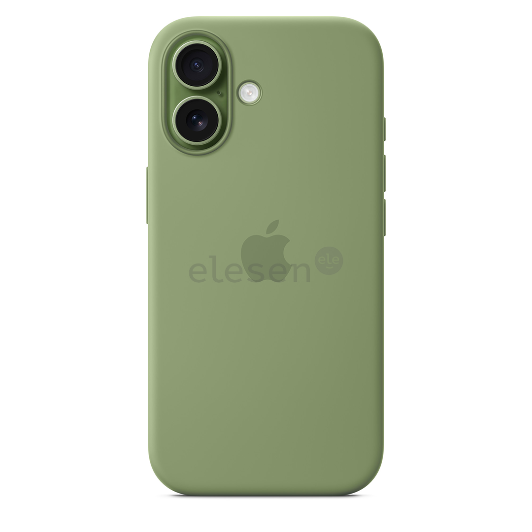 Apple Silicone Case with Magsafe, iPhone 17, žalias - Dėklas