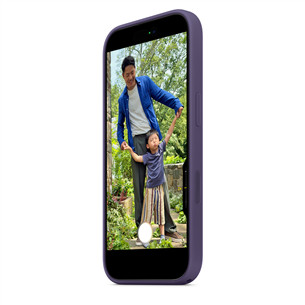 Apple Silicone Case with Magsafe, iPhone 17, violetinis - Dėklas