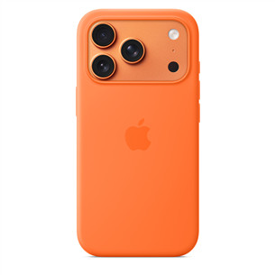 Apple Silicone Case with Magsafe, iPhone 17 Pro, oranžinis - Dėklas MGFE4ZM/A