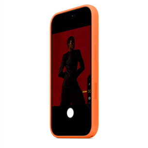 Apple Silicone Case with Magsafe, iPhone 17 Pro, oranžinis - Dėklas