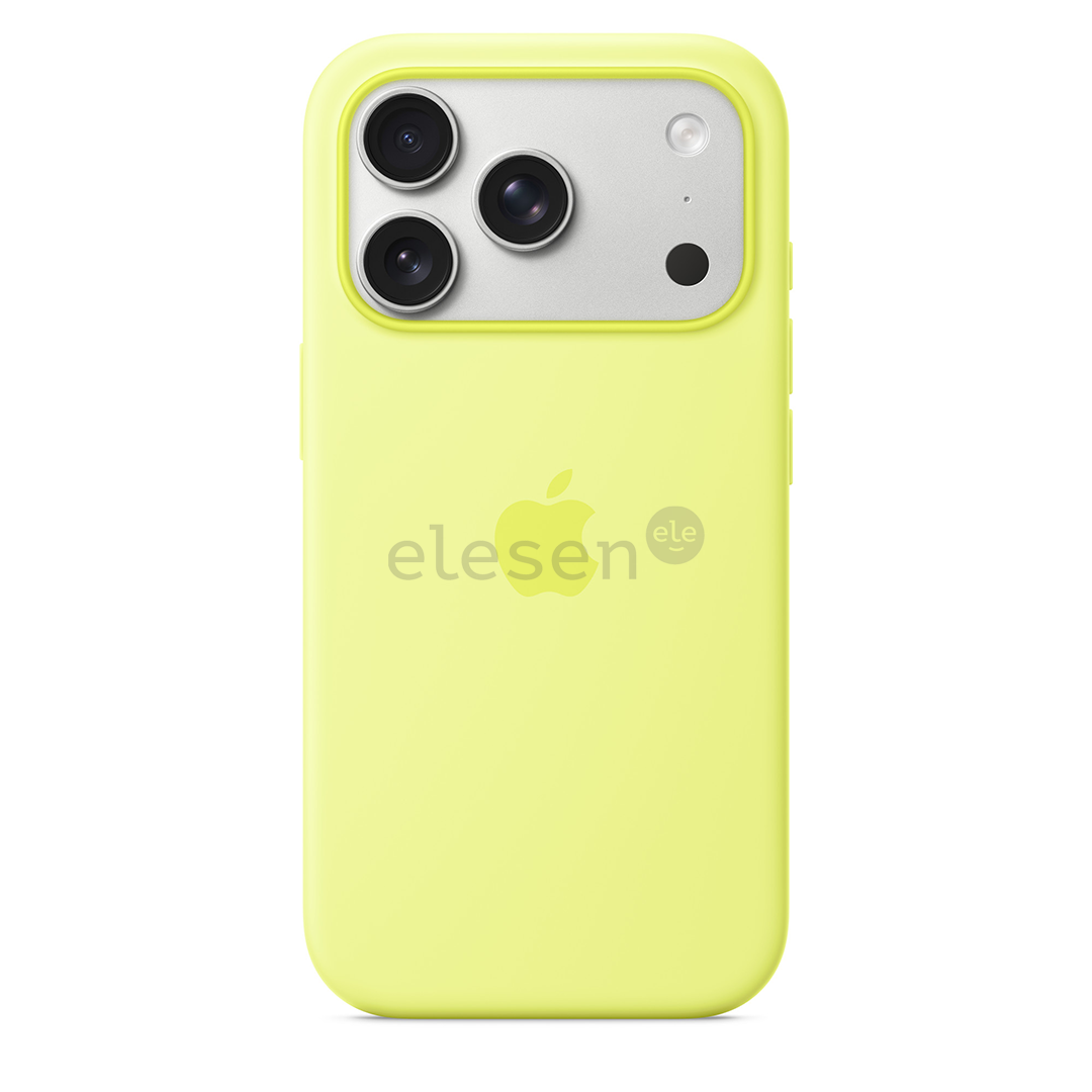 Apple Silicone Case with Magsafe, iPhone 17 Pro, geltonas - Dėklas