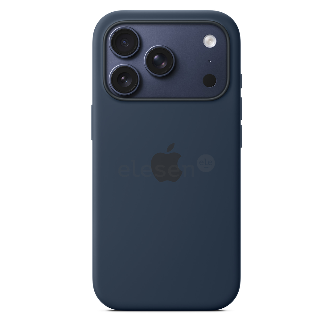 Apple Silicone Case with Magsafe, iPhone 17 Pro, tamsiai mėlynas - Dėklas