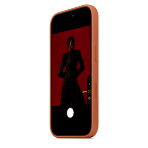 Apple Silicone Case with Magsafe, iPhone 17 Pro, rudas - Dėklas