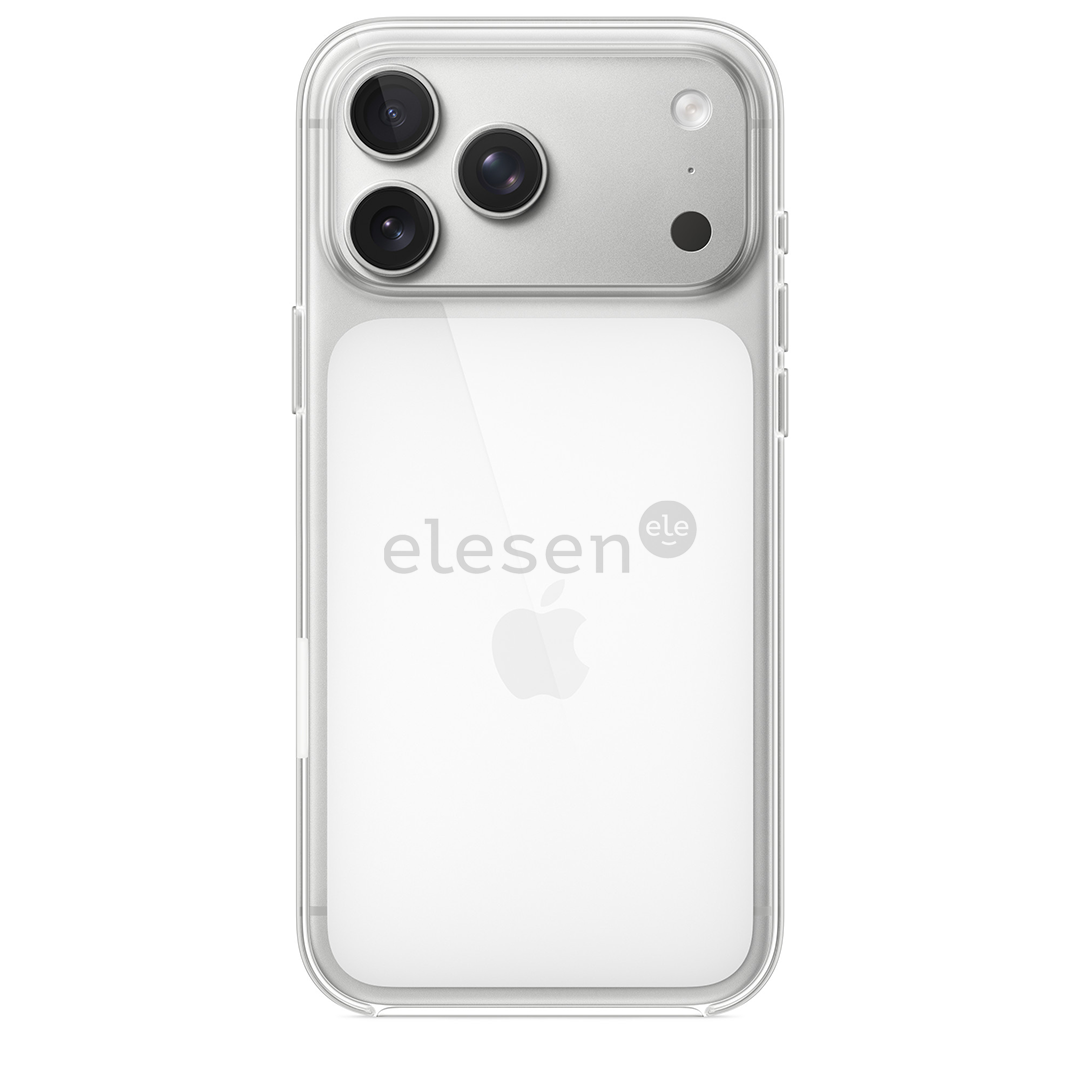 Apple Clear Case, iPhone 17 Pro Max, skaidrus - Dėklas