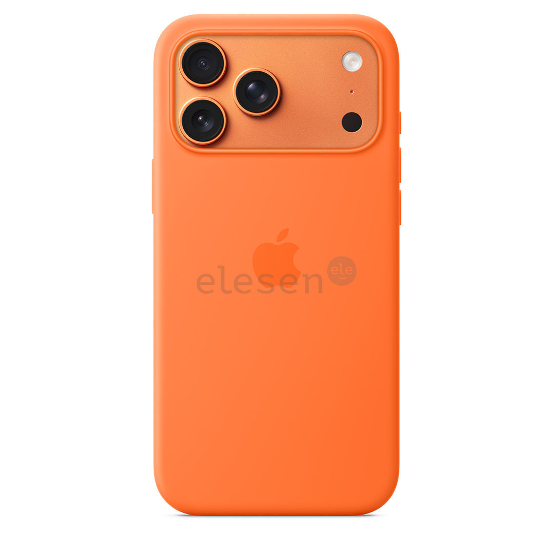 Apple Silicone Case with Magsafe, iPhone 17 Pro Max, oranžinis - Dėklas
