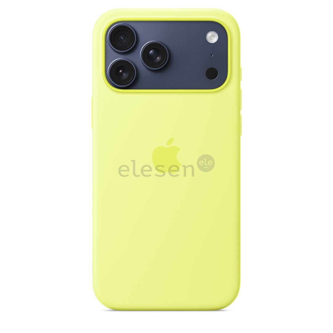 Apple Silicone Case with Magsafe, iPhone 17 Pro Max, geltonas - Dėklas
