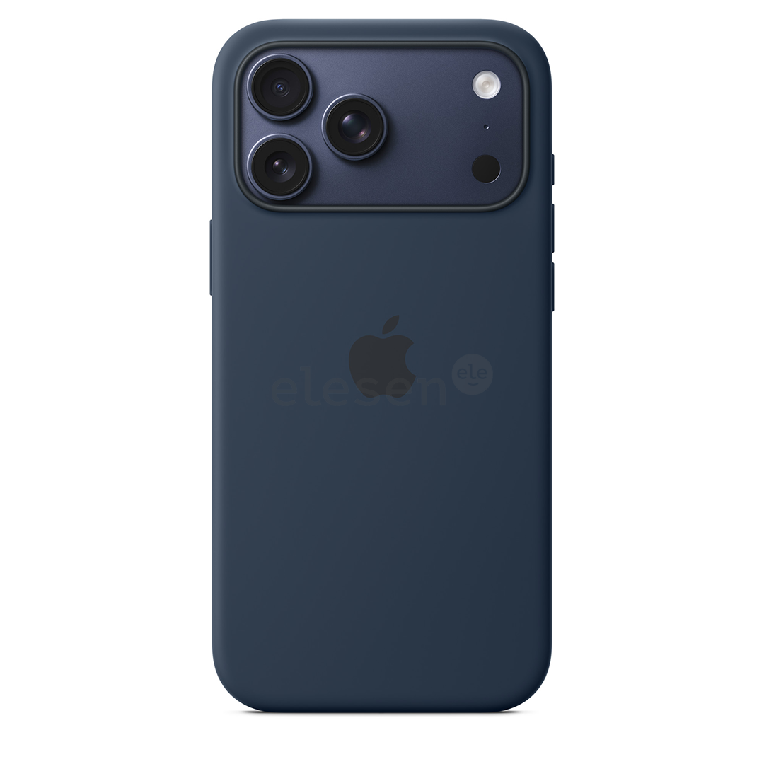 Apple Silicone Case with Magsafe, iPhone 17 Pro Max, tamsiai mėlynas - Dėklas