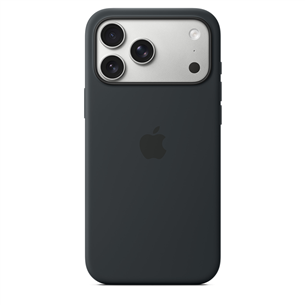 Apple Silicone Case with Magsafe, iPhone 17 Pro Max, juodas - Dėklas MGFR4ZM/A