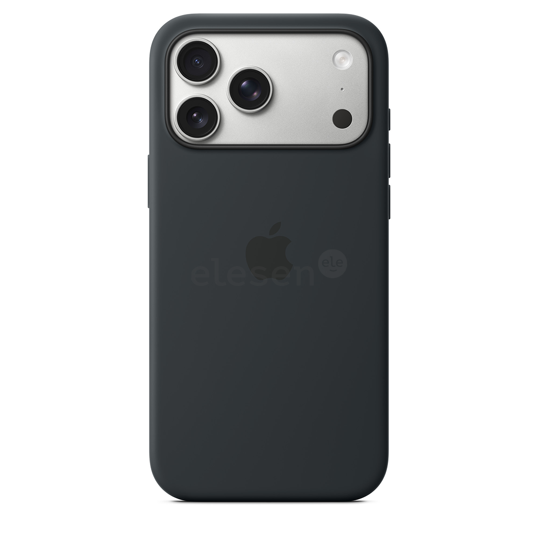 Apple Silicone Case with Magsafe, iPhone 17 Pro Max, juodas - Dėklas