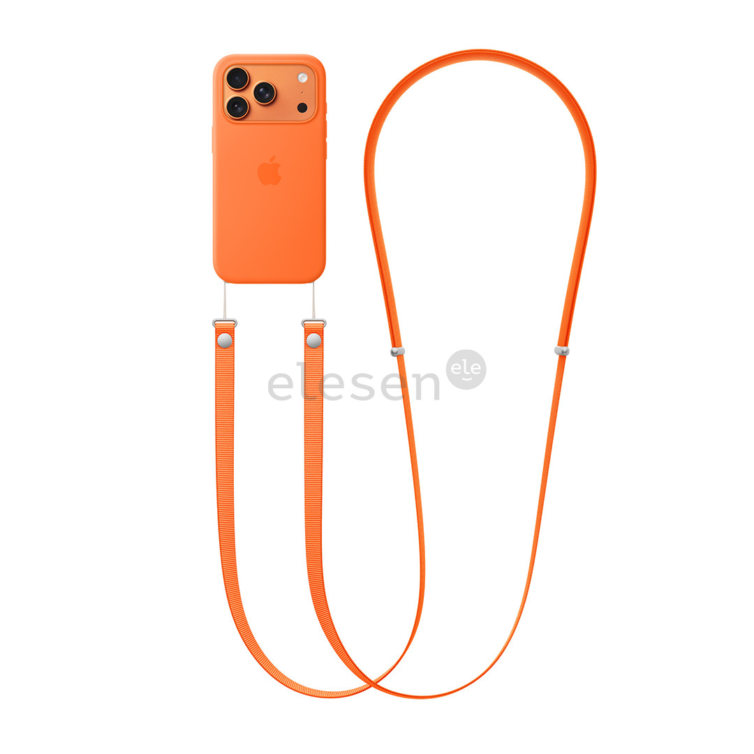 Apple Crossbody Strap, oranžinis - Dirželis per petį