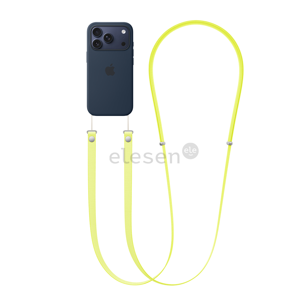 Apple Crossbody Strap, geltonas - Dirželis per petį