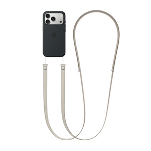 Apple Crossbody Strap, smėlio spalvos - Dirželis per petį