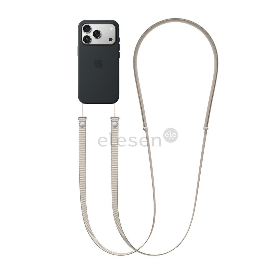 Apple Crossbody Strap, smėlio spalvos - Dirželis per petį