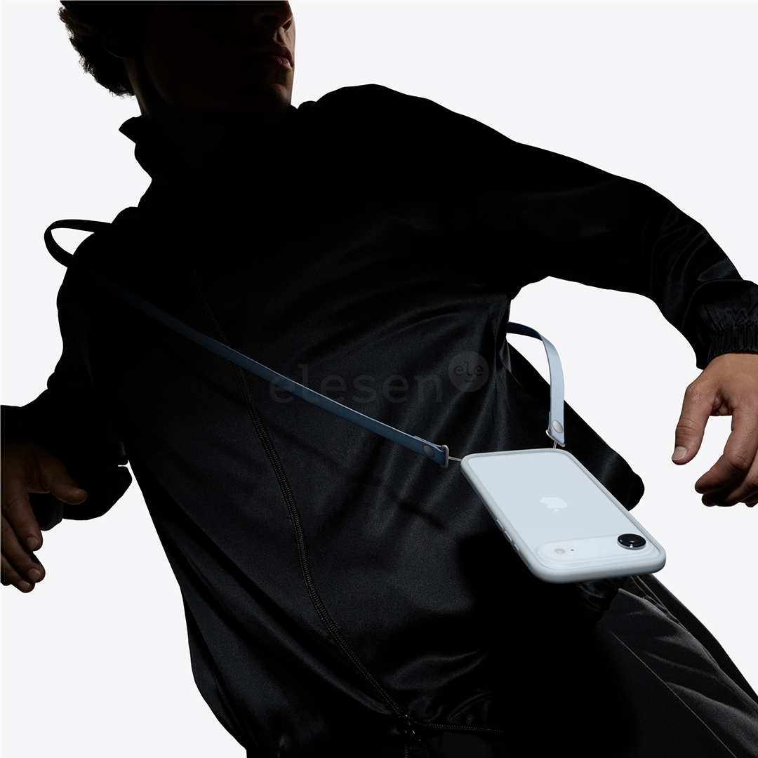 Apple Crossbody Strap, šviesiai pilkas - Dirželis per petį