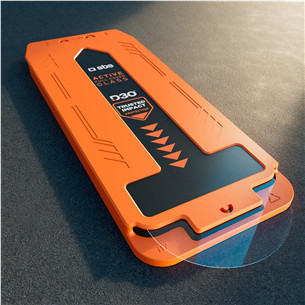 SBS D3O Screen Protector with Applicator, iPhone 17 / 16 Pro, black - Screen protector