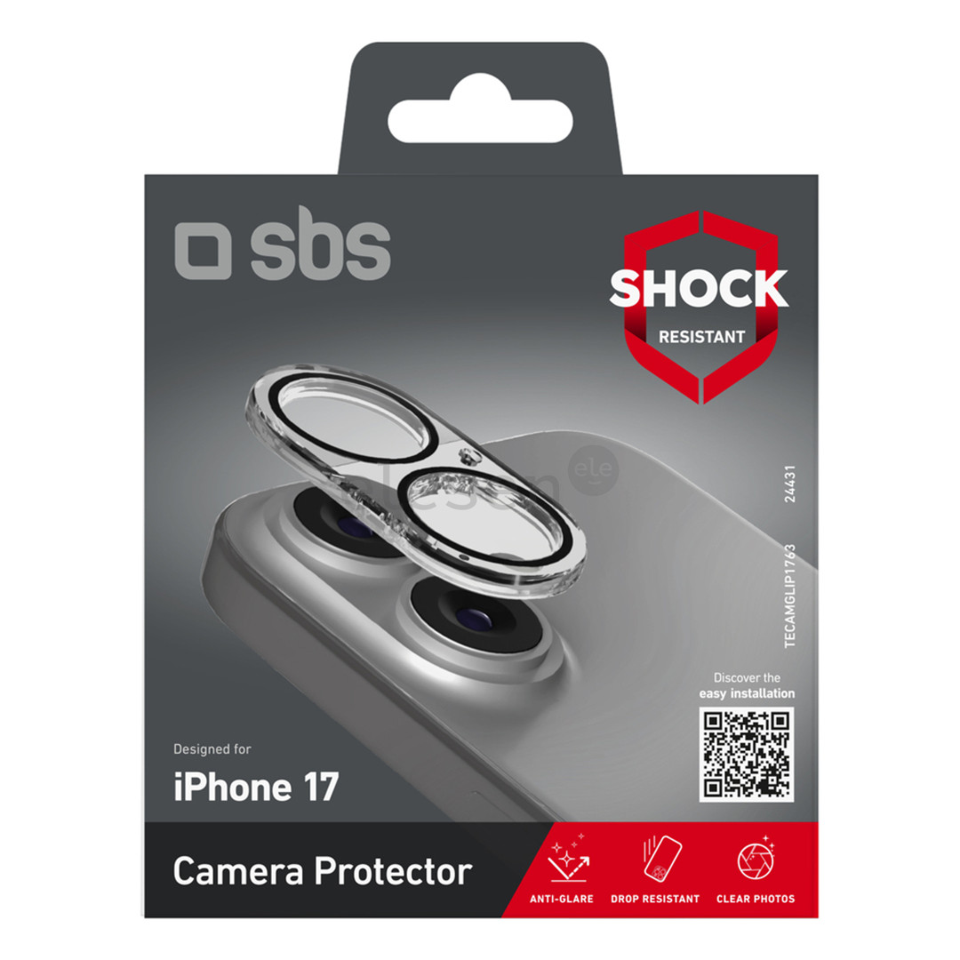 SBS Camera Protector, iPhone 17 - Защитное стекло для объективов камеры