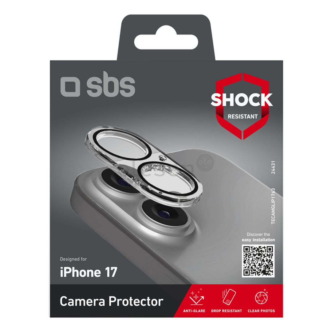 SBS Camera Protector, iPhone 17 - Kameros apsauginis stiklas