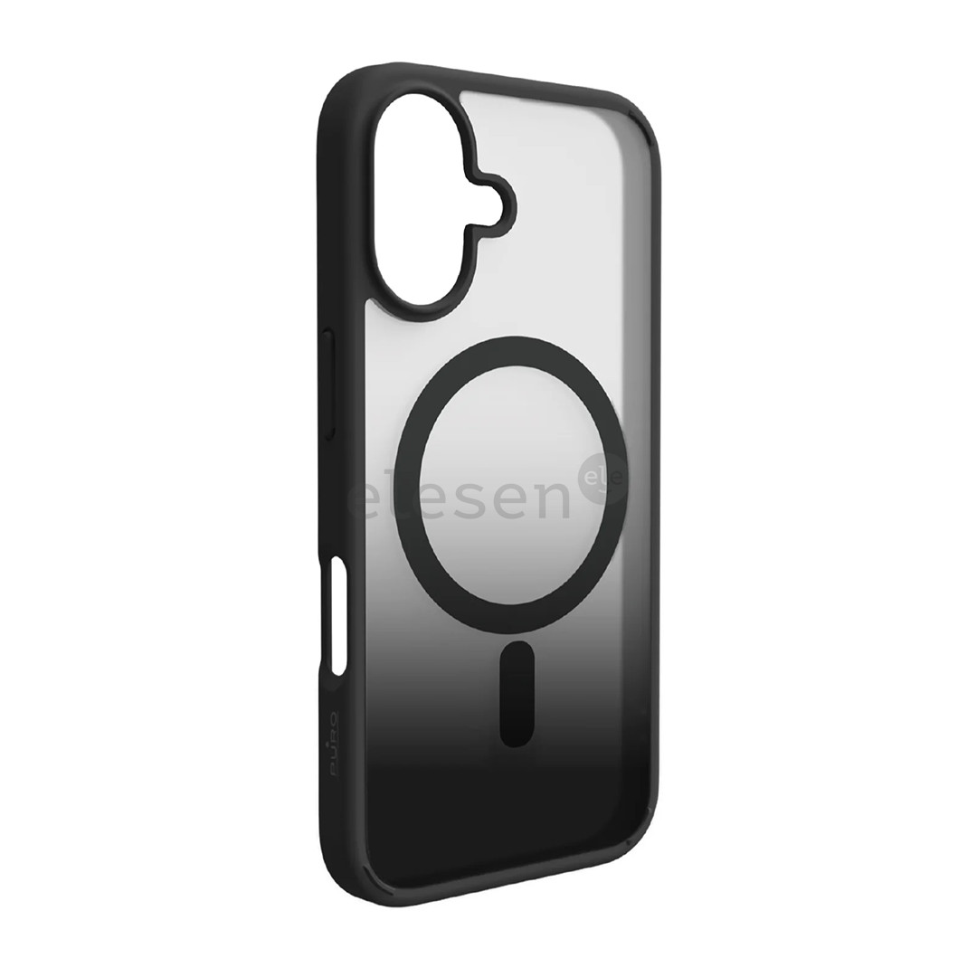 Puro GRADIENT, iPhone 17, черный - Чехол