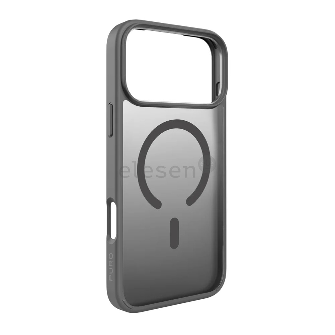 Puro GRADIENT, iPhone 17 Pro, tamsiai pilkas - Dėklas