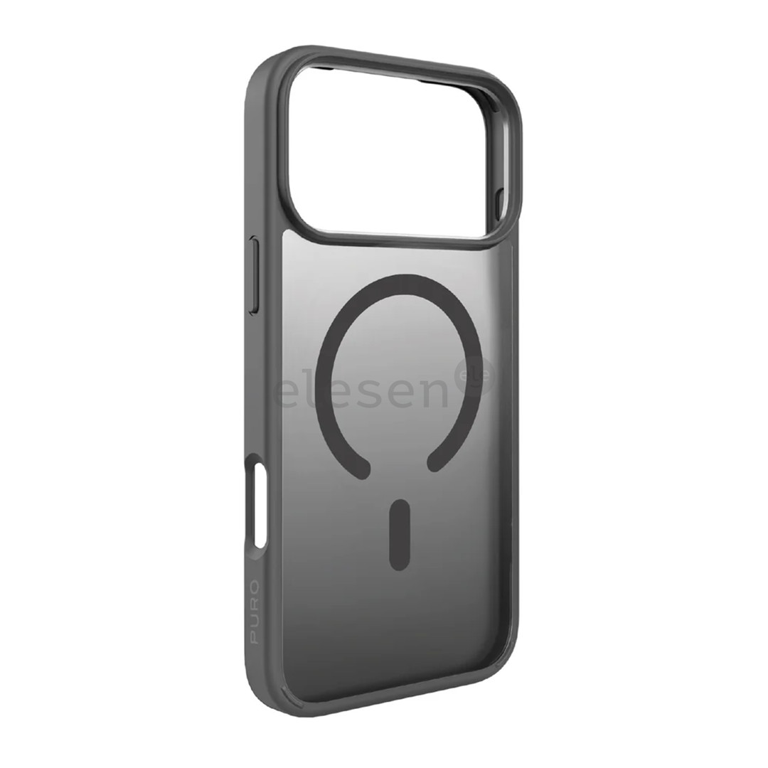 Puro GRADIENT, iPhone 17 Pro Max, tamsiai pilkas - Dėklas