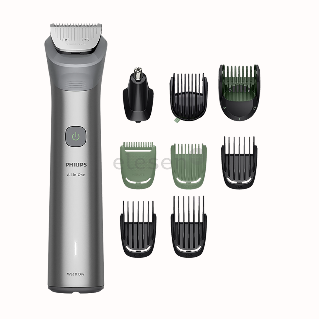 Philips All-in-One Trimmer 5000 Series, 10-in-1, grey - Trimmer set