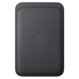 Apple FineWoven Wallet, Magsafe, juodas - Magnetinis kortelių dėklas MGHA4ZM/A
