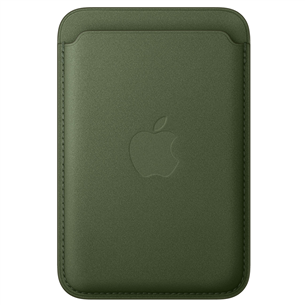 Apple FineWoven Wallet, Magsafe, žalias - Magnetinis kortelių dėklas MGH74ZM/A