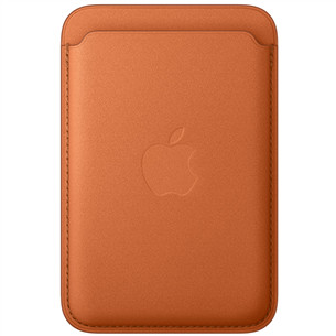 Apple FineWoven Wallet, Magsafe, oranžinis - Magnetinis kortelių dėklas MGH64ZM/A