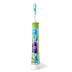Philips Sonicare For Kids, žalias - Elektrinis dantų šepetėlis